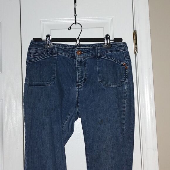 Chico's Platinum Denim wide leg jeans   Chico's Sz 0 ( Sz 4) - Picture 3 of 6